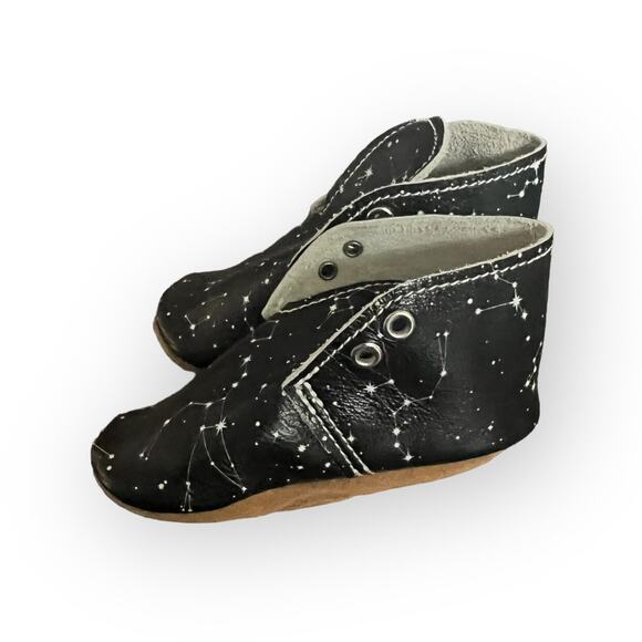 New Mon petit Leather Constellation Oxfords - Picture 3 of 7